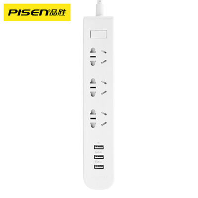 

PISEN 303 smart USB jack multi-function row plug 18 m new international standard