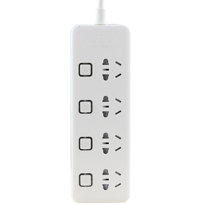 

Breeze QF-K8 full length 1.8 m four hole with child protection door control switch converter socket / insert / plug board / drag board