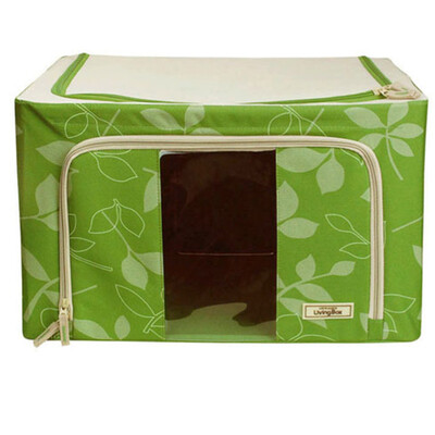 

Lock Lock LOCKLOCK Storage Box U-shaped Barnacle Box Leaf Map 58L LLB5158G
