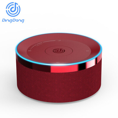 

[Jingdong умный динамик] Ding Dong (DingDong) TOP интеллектуальный помощник голосового управления WIFI динамик мини стерео Bluetooth спикер партнера / аудио выход облако музыкальный ящик элегантный красный