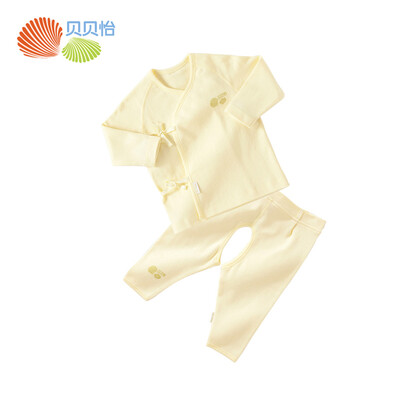 

Bean Yi Bornbay suit newborn suits fall newborn baby baby fashion service BB813 light yellow 66