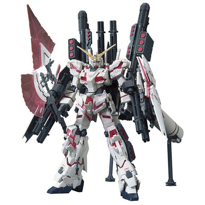 

Bandai BANDAI Gundam Spelling Assembled Model Toy HG UC Full Equipment Unicorn Destruction Mode Red 0208581
