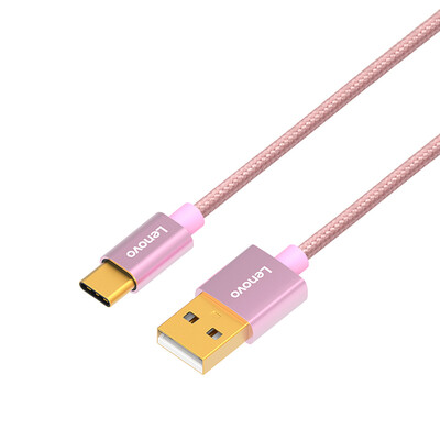 

Lenovo Lenovo TYPE-C 01 Rose Gold 1,5 м Линии данных адаптер типа C 8 Huawei славы p9 MeiZu быстрой зарядки телефона зарядного кабель USB