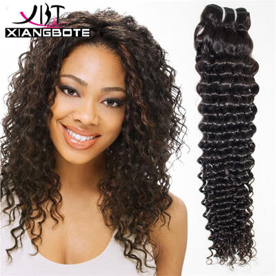 

Rosa Hair Products 3 Bundles Virgin Indian Deep Curly Hair Bundles Indian Deep Wave Virgin Hair Wet and Wavy Human Hair Bundles