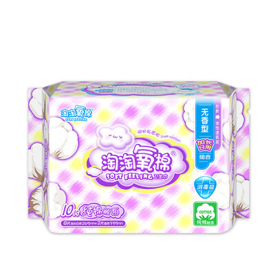 

Amoy Amoy cotton sanitary napkin cotton fantail daily 240mm 8 without fragrance