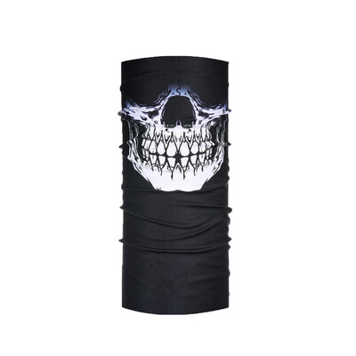 

10pcs/lot New Skull Bandana Bike Camouflage Tube Neck Face Mask Headscarf Sport Headband Pick Skull Print Bandanas