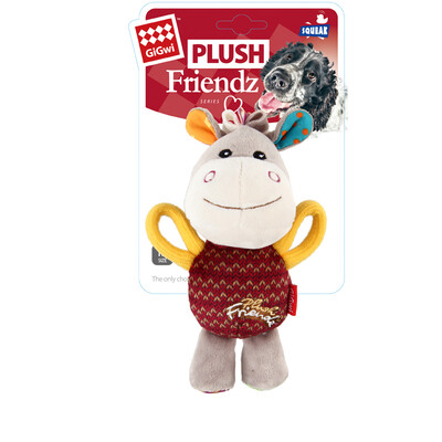 

GiGwi) grant called donkey plush playmate Meng Meng small donkey pet toys dog toys resistant to bite interactive toys Jinmao pull Labrador Teddy toys
