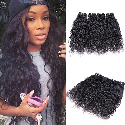 

9A Brazilian Natural Wave Virgin Hair Soft Brazilian nature Wave 3 Bundles Natural Curly Virgin Hair Wet And Wavy Human Hair Weave