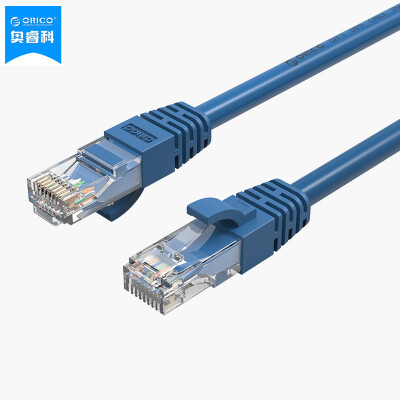 

ORICO (ORICO) МОПС-C6 CAT6 шесть гигабитных круглый провод улучшения кабеля домой проект компьютерных сетей посвященного кабель перемычка обработанной медная RJ45 сетевой кабель синий 30 м