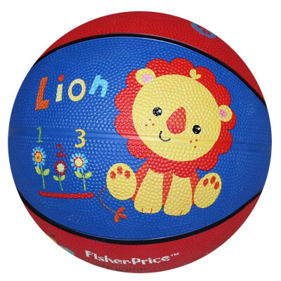 

Fisher Price Children's toy ball 7 inch cartoon pat kindergarten basketball lion blue F0515