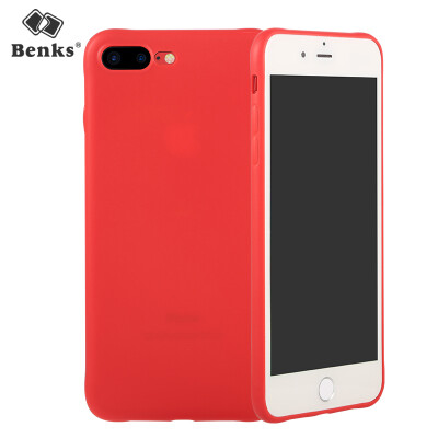 

Bunkers (Benks) AppleiPhone7 Plus Phone Case Mobile Phone Case Apple 7Plus All-Inclusive Scrub Case Four Corner Reinforced Dropped Soft Case Red