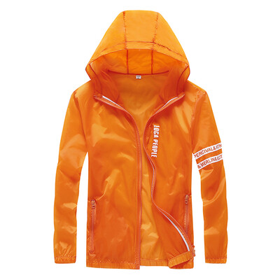 

Battlefield jeep skin clothing outdoor windbreaker men and women light breathable clothing couple models skin windbreaker 17112ZFS02 orange