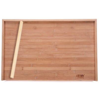 

Jia Chi roll board cutting board cutting board dumpling board GMB-1987 76 44 15cm send 40cm rolling pin