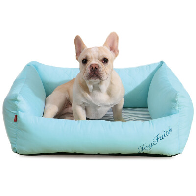 

Love treasure Jia JOYFAITH kennel cool cool nest four seasons removable wash dog mat Teddy Satsuma large dog golden hair Samoyed fist doghouse pad ice green XL