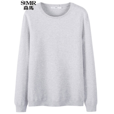 

Semir (Semir) 2017 осень круглый свитер шеи мужчин студент свитер мужчин свитер приток корейских диких черно-белой рубашке 14,316,071,026 M