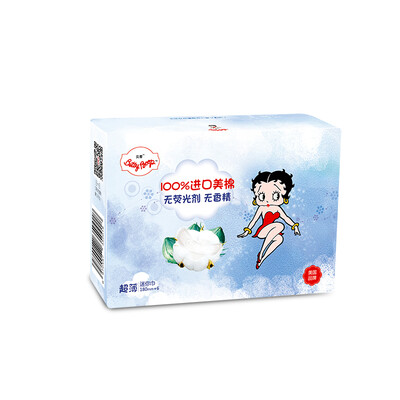 

Бетти (BETTY BOOP) серии макияж хлопок ночь гигиенические салфетки 410мм * 2