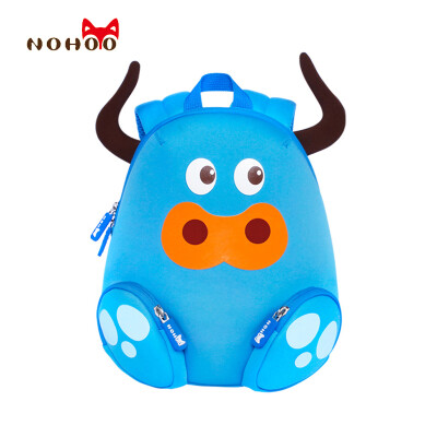 

NOHOO Little Kids Childrens School Bags Backpacks 3D Cartoon Cattle Pre School Toddler Baby Cute School Bags for 2-4 Years Old