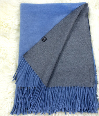 

19075cm 2017 New Fashion Double-sided Pure Color Cashmere Scarf Keep Warm Comforter Wool Thickness Scarf Fringed Pashmina shawl