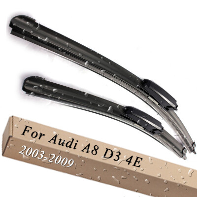 

Wiper Blades for Audi A8 D3 4E 24&23 Fit Slider Arms 2003 2004 2005 2006 2007 2008 2009