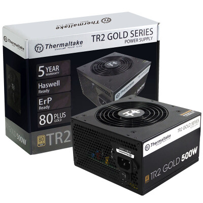 

Tt (Thermaltake) rated 500W TR2-500 power supply (80plus gold / active PFC / full voltage / intelligent temperature control / back alignment