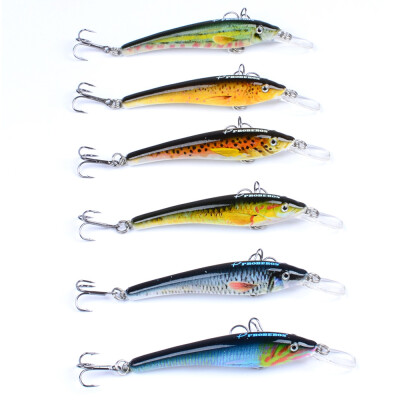 

1PC Рыбалка Приманка Minnow 3 "-7.6cm Рыбалка Приманка 3.2g Crankbait 6 Цвет Minnow Приманки 8 # Крюк Рыбалка Снасти Рыбалка Приманка