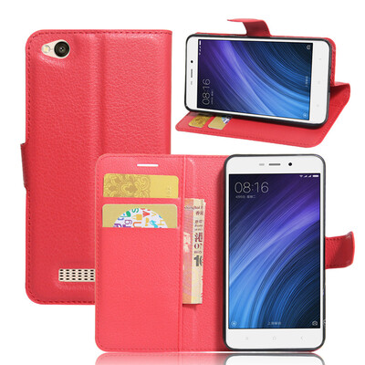 

GANGXUN Xiaomi Redmi 4A Case High Quality PU Leather Flip Cover Kickstand Anti-shock Wallet Case for Xiaomi Redmi 4A
