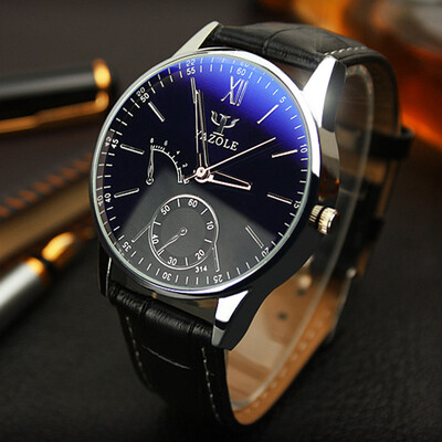 

YAZOLE Men Quartz Watch Top Famous Brand 2017 Luxury Wristwatch Male Clock Wrist Watch Business Quartz-watch