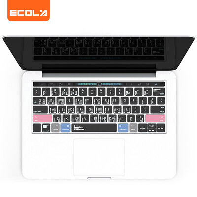 

EKL ECOLA ярлыки клавиатуры мембранная защитная пленка Apple 2016 новый MacBook Pro (сенсорная панель) 13/15 дюймовый специальный тонкий прозрачный EA021SPB