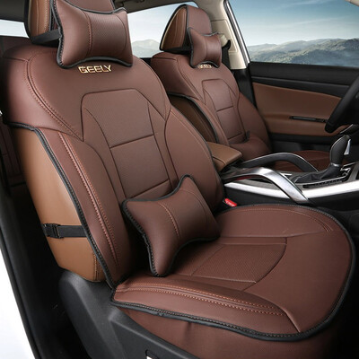 

Huashi Bo Yue cushion 16 Geely Bo Yue cushion fully surrounded by four seasons leather cushion modified Bo Yue special seat cover luxury models - wine brown