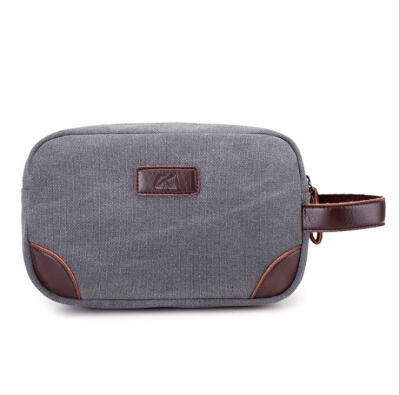 

The new casual boutique small square bag canvas wearable men and women hand bag bag hand carry purse wallet light fashion