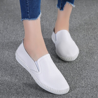 

2017 new leisure flat women's shoes soft soles and soya shoes women's shoes