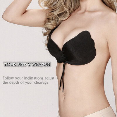 

Women Instant Breast Lift Invisible Silicone Push Up Bra