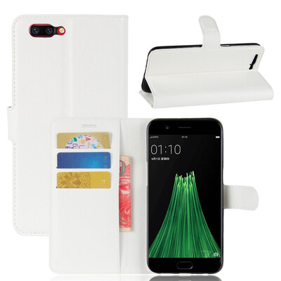 

GANGXUN Oppo R11 Case High Quality PU Leather Flip Cover Kickstand Anti-shock Wallet Case for Oppo R11