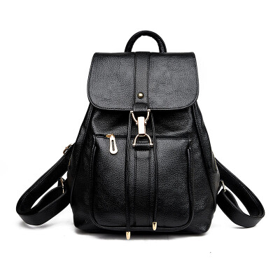 

New Luxury Women Leather Backpack School Bags For Teenagers Girls Designer Travel Bag Vintage Women Backpacks Mochilas Escolar