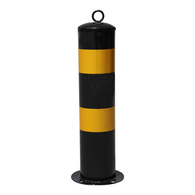 

Fun line metal fixed road pile parking space reflective column warning column traffic safety facilities blocking column