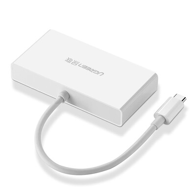 

Green Alliance Type-C to VGA Converter Apple MacBook Expansion Adapter Data Cable USB30 Hub HUB Splitter USB-C Computer Connected TV Projector 40375