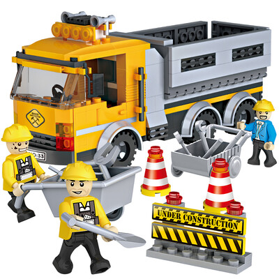 

COGO 4128 New City Road Construction Vehicle Series Toy Blocks 263 Pcs