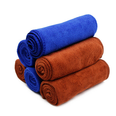 

Ogilvy car wash towel cleaning cloth car supplies special thickening absorbent lint size multi-function brush towel blue purple coffee three loaded
