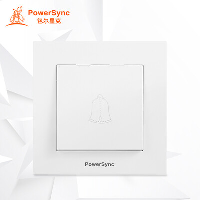 

(PowerSync) ASWSCGOCD9 настенный выключатель 86-ти кнопочная панель с тремя отверстиями с пятью отверстиями с одним гнездом с одним управлением двойной дверной звонок простой белый