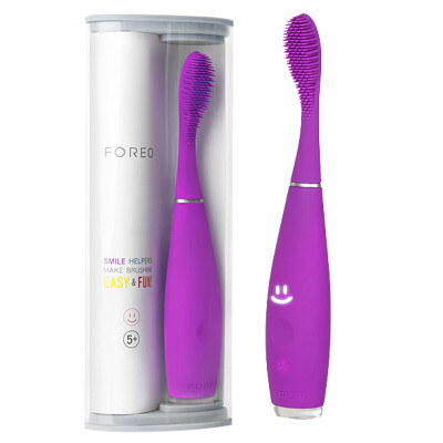 

FEIOLE FOREO YISA ISSA mini MINI smart electric silicone toothbrush rechargeable waterproof sonic toothbrush vibration toothbrush fantasy purple