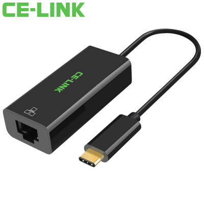 

CE-LINK 1678 Type-C to 100M network card cable network card USB3.1 USB-C to RJ45 converter Apple new Macbook interface external wired network card black