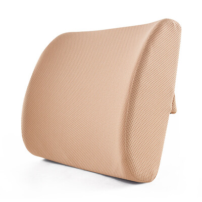 

Flying Feitian to increase the Office of the waist cushion padded autumn&winter seats car back pad memory cotton pregnant women waist lumbar cushion beige