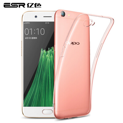 

(ESR) OPPO R9S Plus Чехол / чехол All-in-One Прозрачный силиконовый защитный чехол Мягкий чехол Первичный цветной гель Red для -Oppo R9S Plus