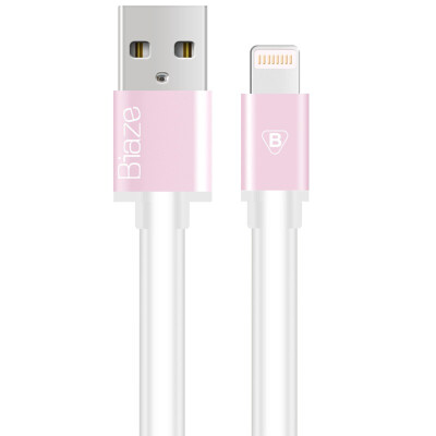 

BIAZE Diamond 6 / 5s data line Andrews mobile phone charging cable 1 m pink support iPhone 5/6 / 6s / 7 Plus iPad Huawei millet Samsung