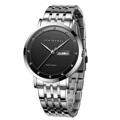 

HEMINGWAY Elegant Gentlemen Calendar Quartz Mens Watch