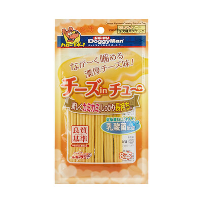 

Doggy Man Pet Snack Molar Lactate Stick - Cheese 8 Dogs Molar Barrel Snacks