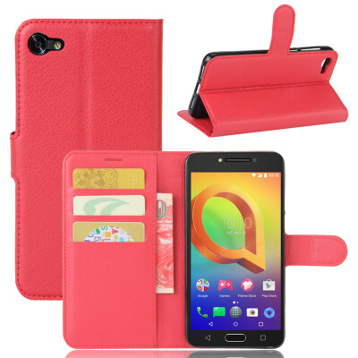 

GANGXUN Alcatel A5 LED Case High Quality PU Leather Flip Cover Kickstand Anti-shock Wallet Case for Alcatel A5 LED