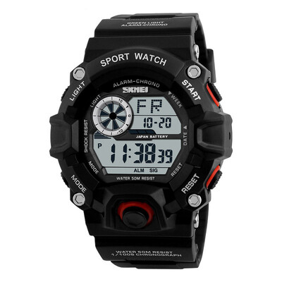 

Personalized outdoor sports electronic watch male student watch fashion multi functional as gift for men