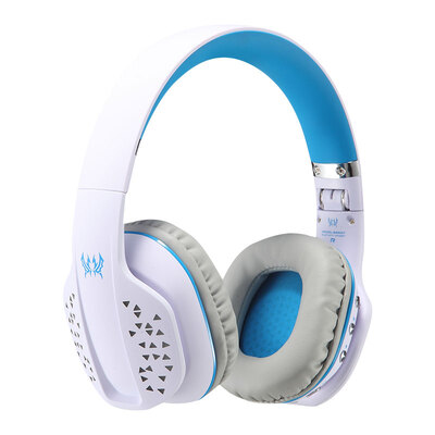 

Поскольку Чжо (KOTION КАЖДЫЙ) B3507 Gaming игровой гарнитуры телефон планшетный ноутбук беспроводной гарнитуры Bluetooth складная музыка игры спортивный белый синий