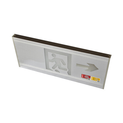 

Jiang Jing safety exit indicator emergency evacuation sign double-sided word double direction